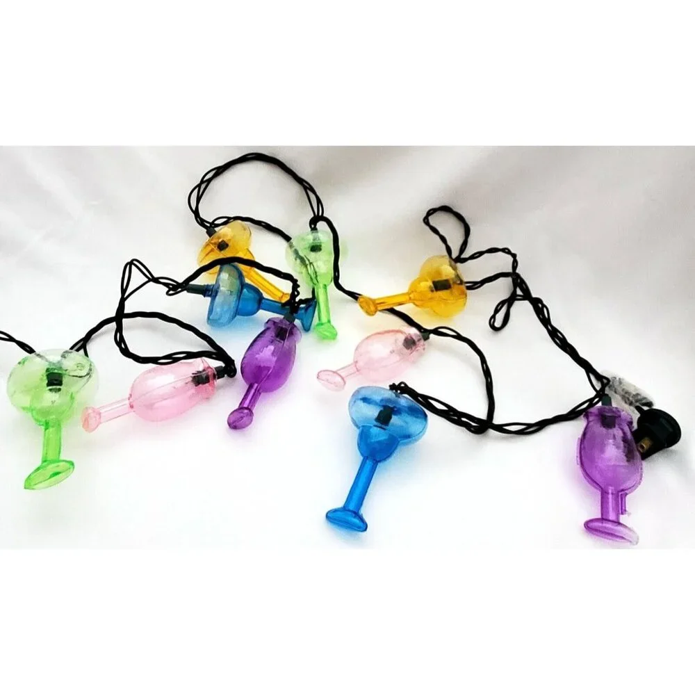 MARGARITA FROZEN COCKTAIL DRINK GLASS String Light Set tropical party patio camp
